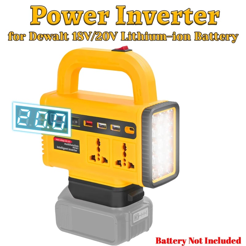 Outdoor Power Adapter Usb C - เครื่องแปลงไฟแบบพกพา กำลังไฟ 150W แปลงไฟจาก DC18V เป็น