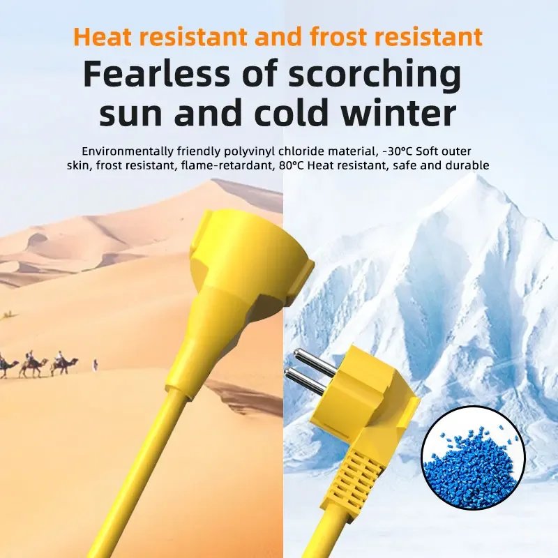 ปลั๊กพ่วง 4KW 16A แบบ EU Schuk - Outdoor Power Strip Weatherproof บทวิจารณ์และราคา